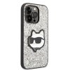 Karl Lagerfeld KLHCP14XG2CPS iPhone 14 Pro Max 6,7 srebrny/silver hardcase Glitter Choupette Patch